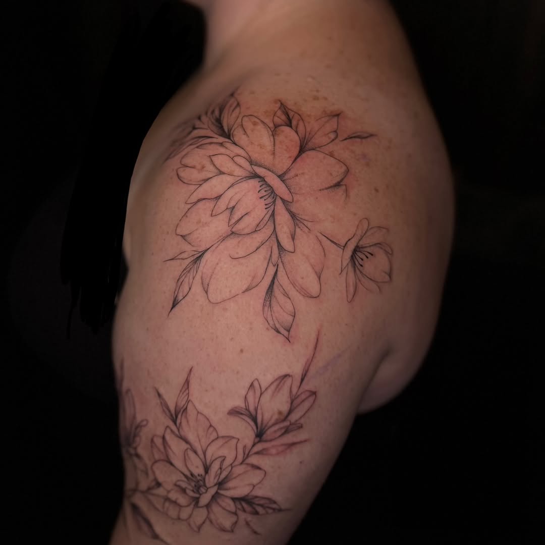 Tattoo by @lemon_headz.studio — fine_line, black_and_grey