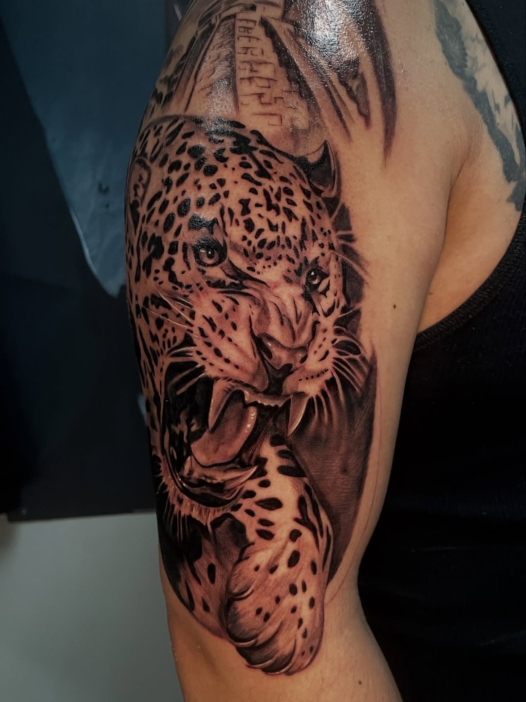 Tattoo by @inkedbysam — realism, black_and_grey