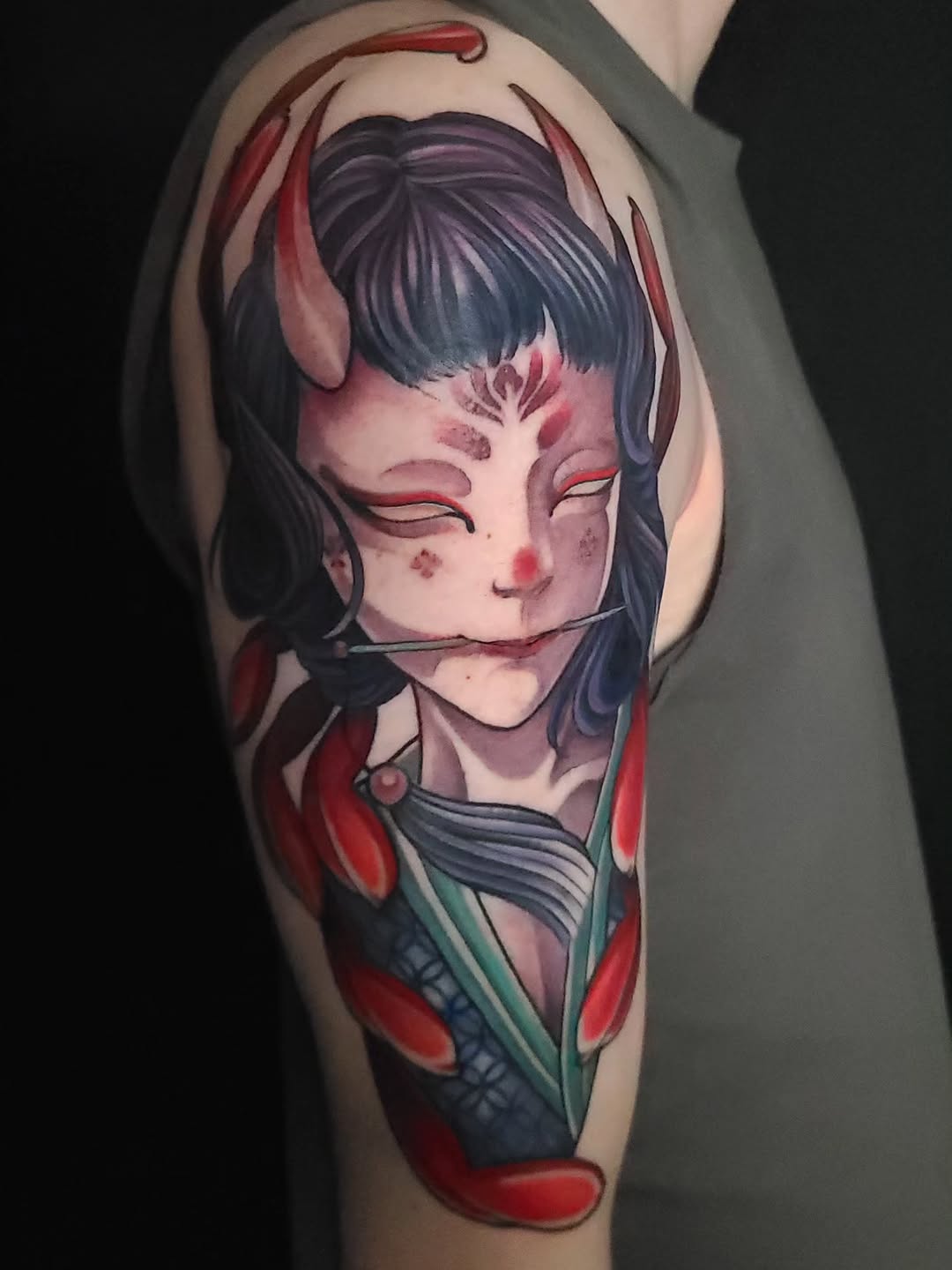 Tattoo by @drvodkatattoos — anime