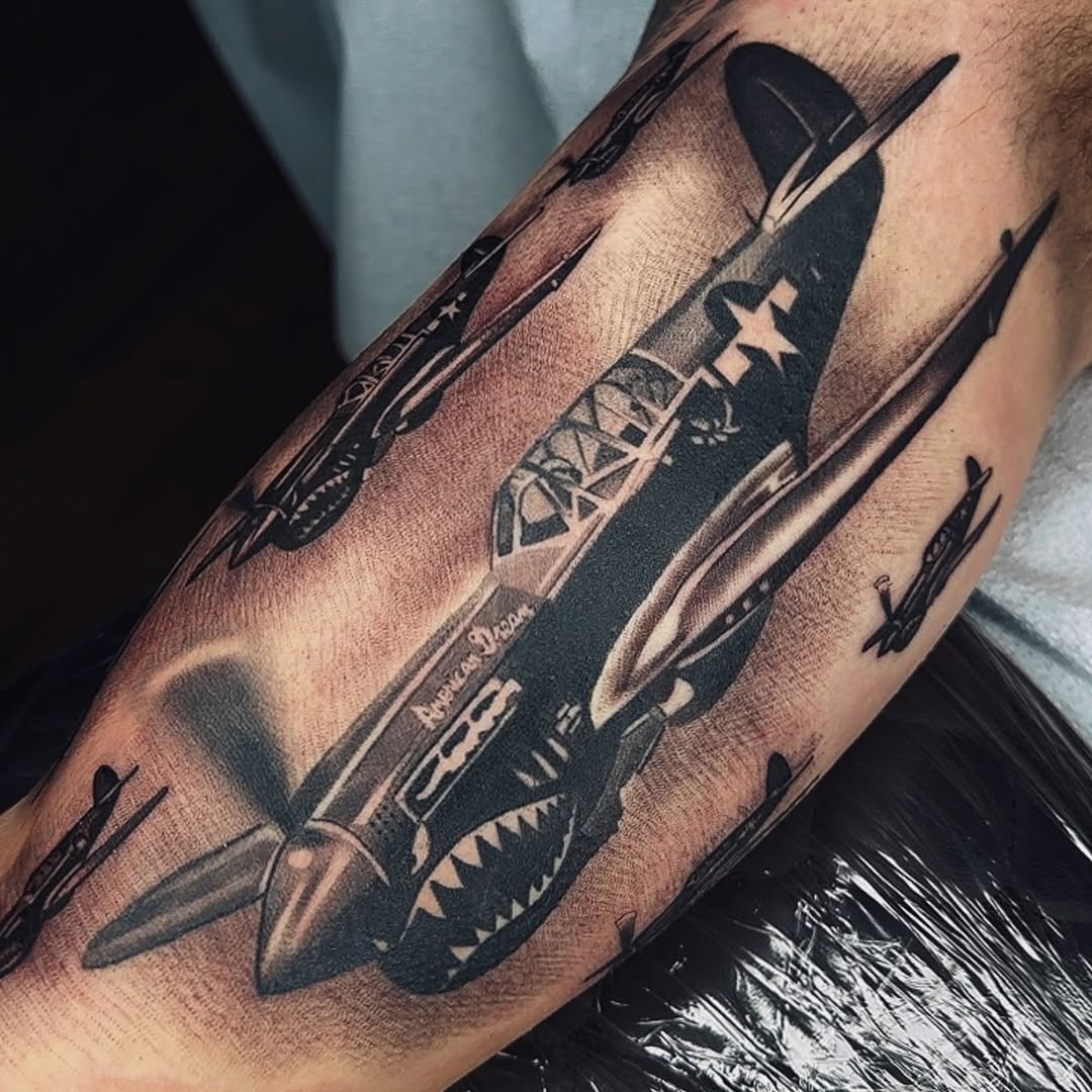 Tattoo by @dhtattoo — realism, black_and_grey