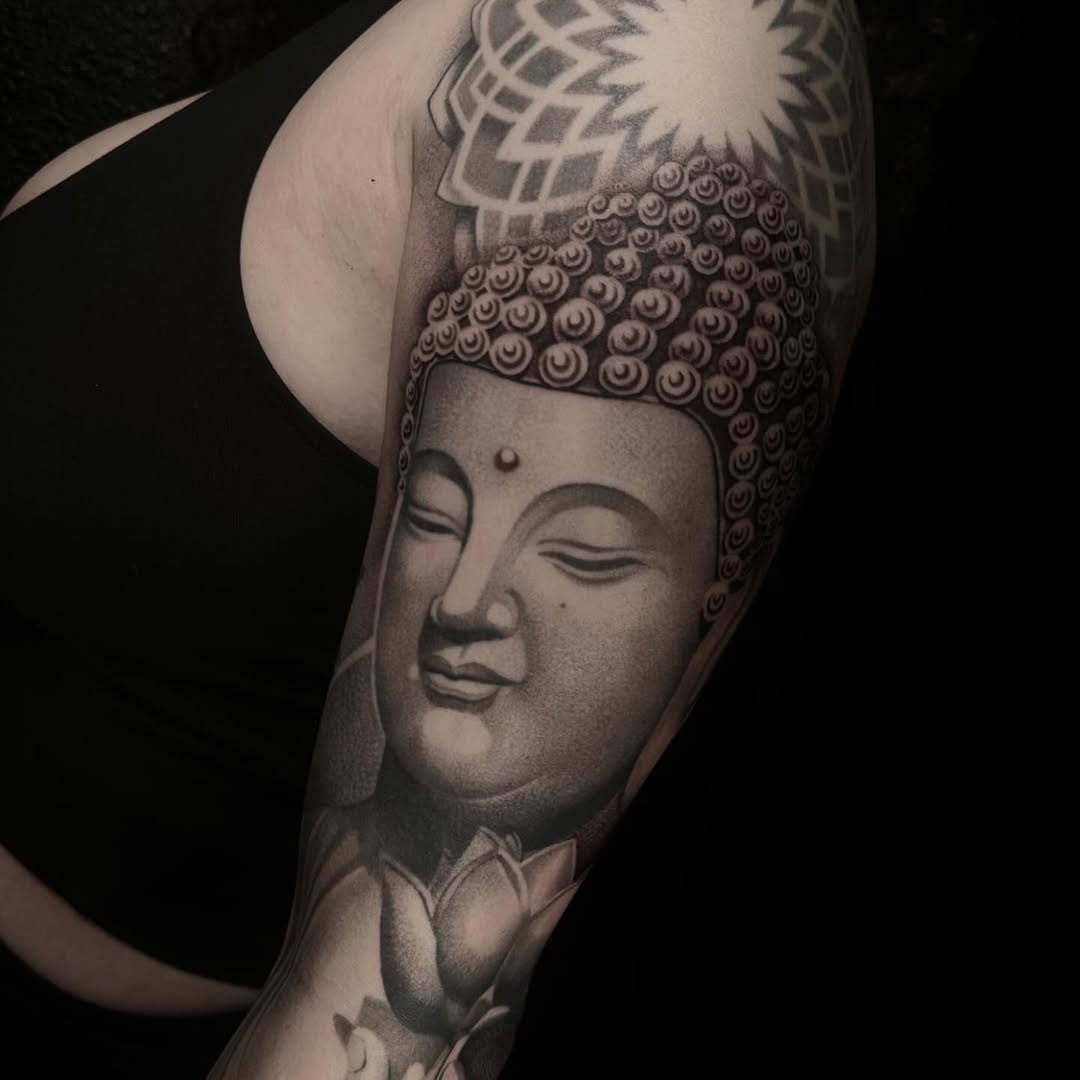 Tattoo by @dhtattoo — realism, black_and_grey