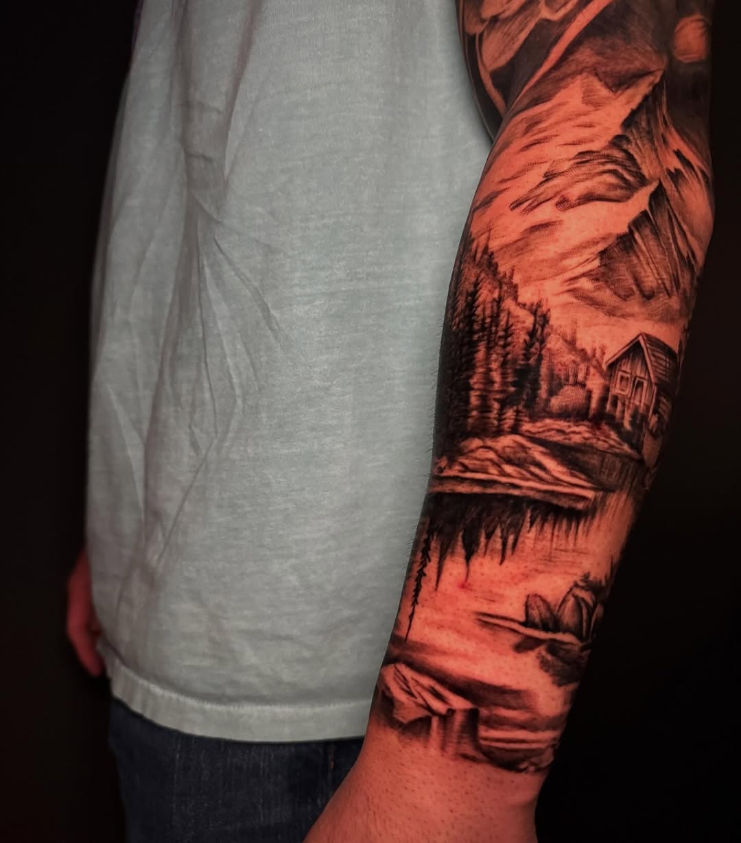 Tattoo by @rex.ink98 — realism, black_and_grey