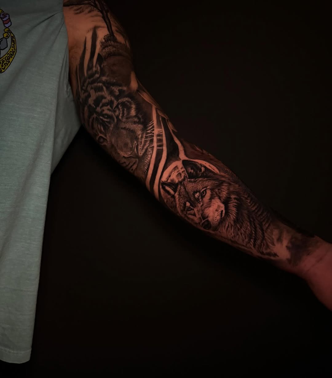 Tattoo by @rex.ink98 — realism, black_and_grey