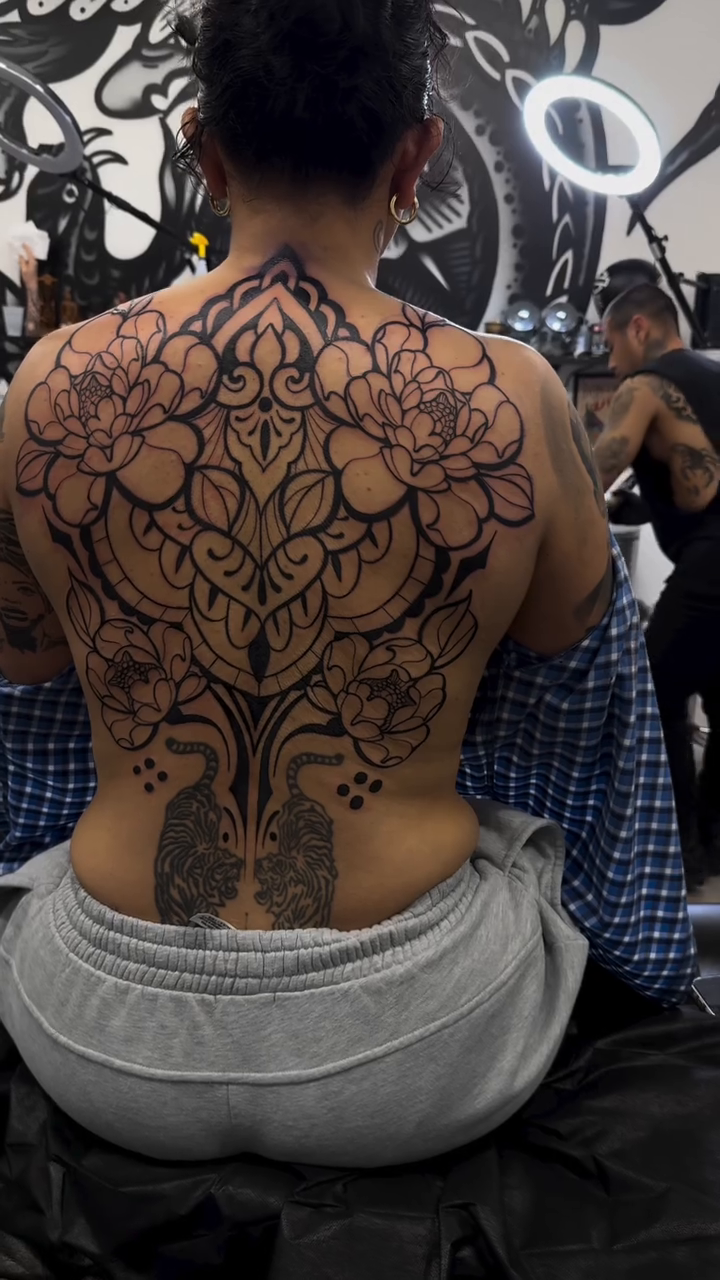 Tattoo by @la_nance_ink — ornamental, blackwork