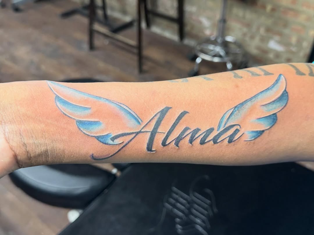Tattoo by @lulutatt2s — lettering_script
