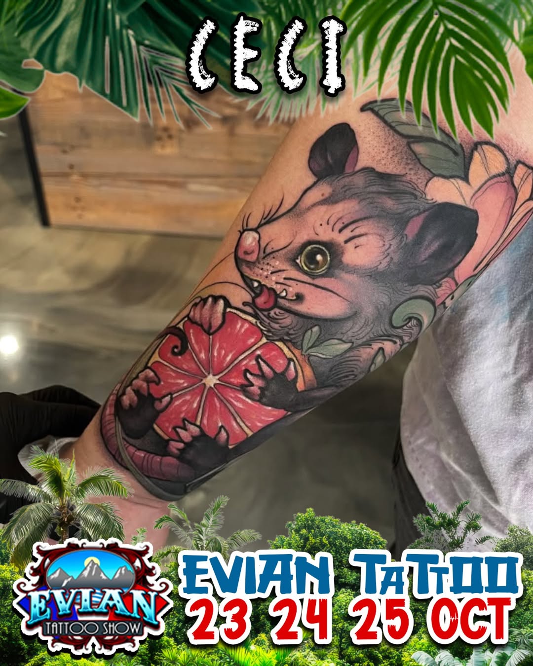 Tattoo by @cecimeseed — new_school, realism