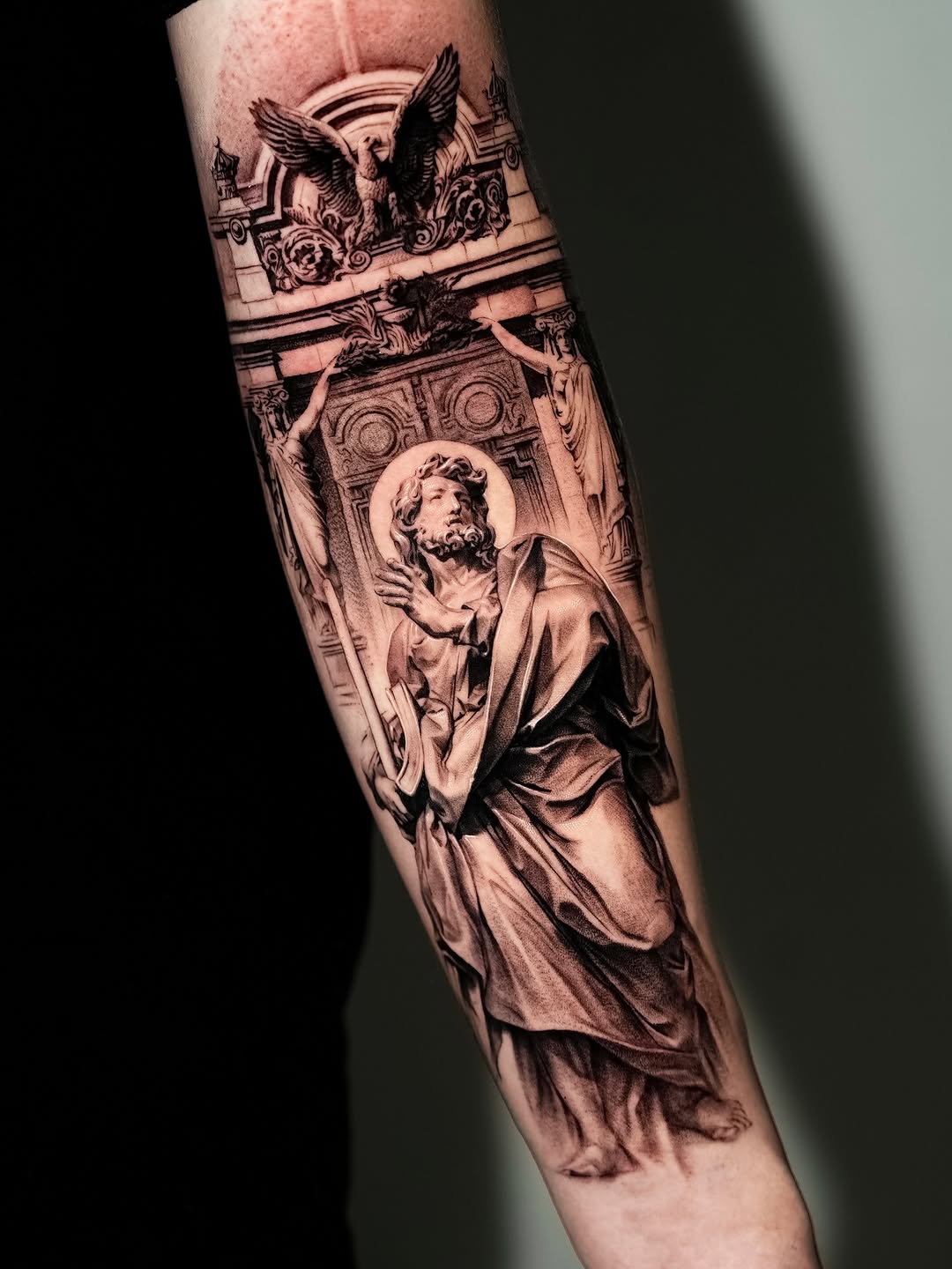 Tattoo by @gody_tattoo — realism, black_and_grey