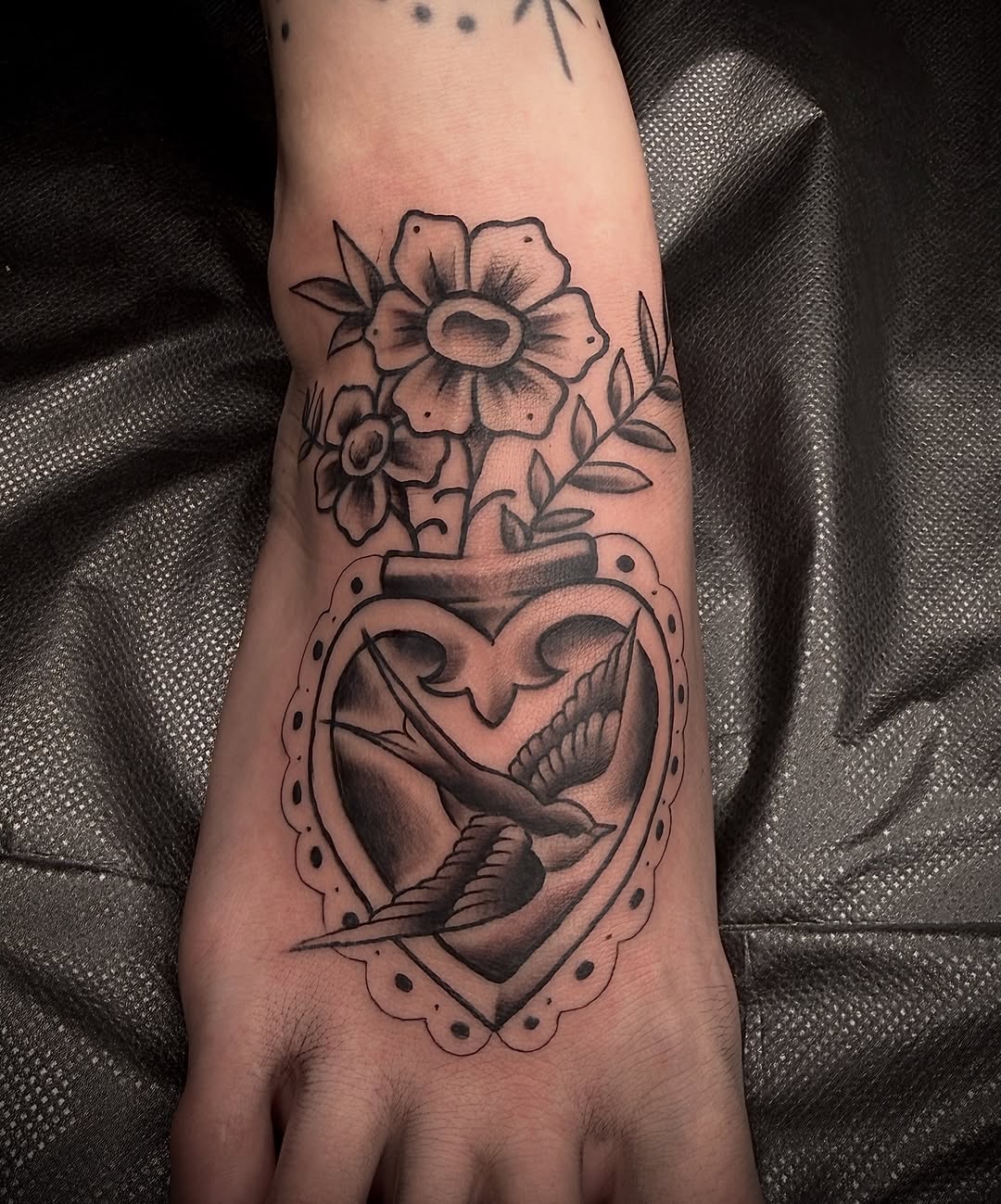 Tattoo by @squirt.tattoos — american_traditional, black_and_grey