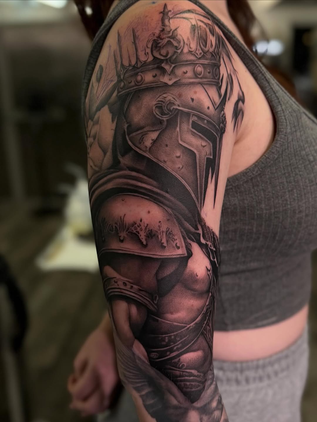 Tattoo by @meretattoos β realism, black_and_grey