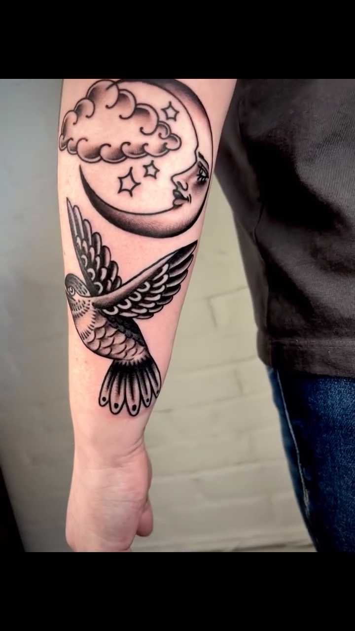 Tattoo by @dougvon_tattoos — american_traditional, black_and_grey