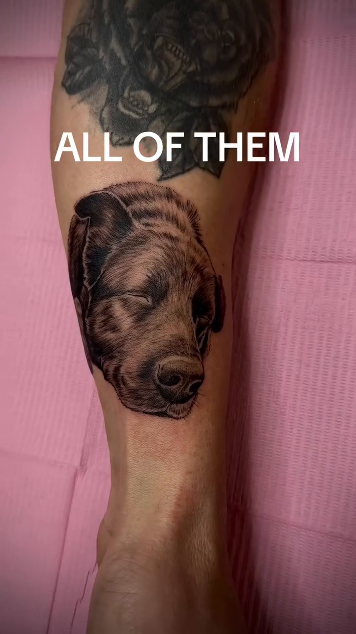 Tattoo by @tattooarielle — realism, black_and_grey