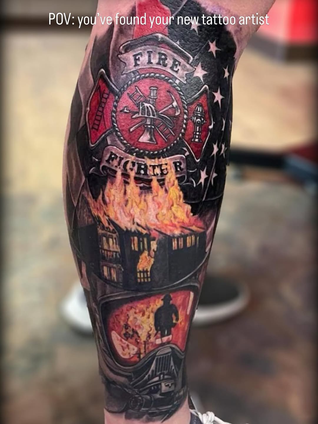 Tattoo by @aaronbeaudette — realism, black_and_grey