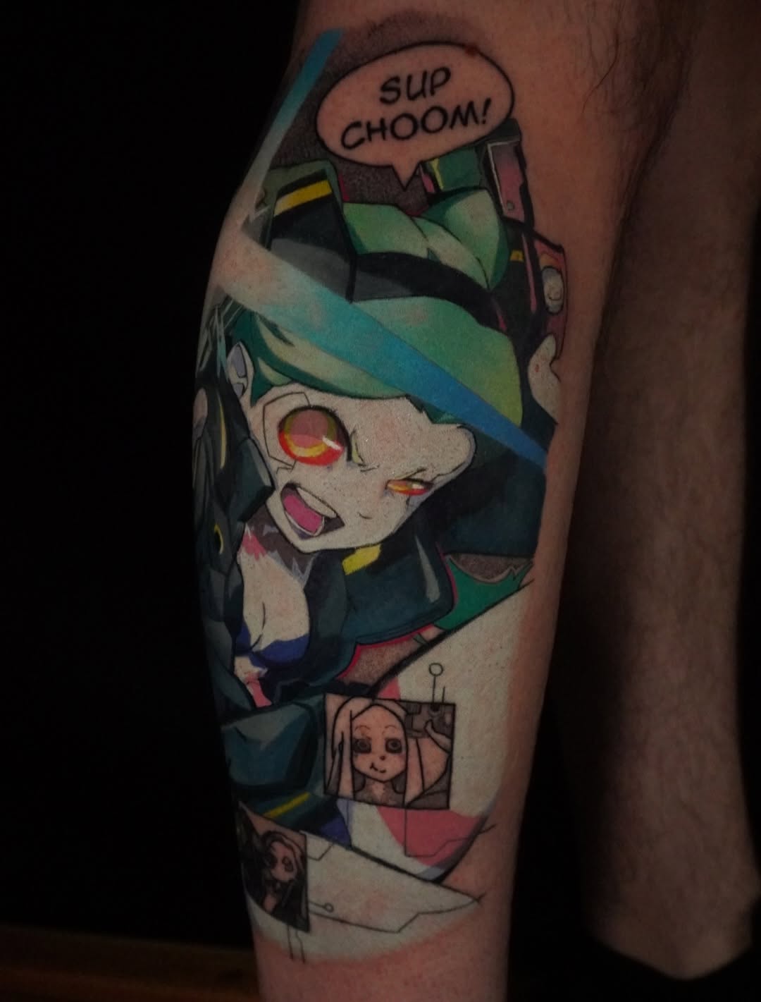 Tattoo by @bingtattoos — anime