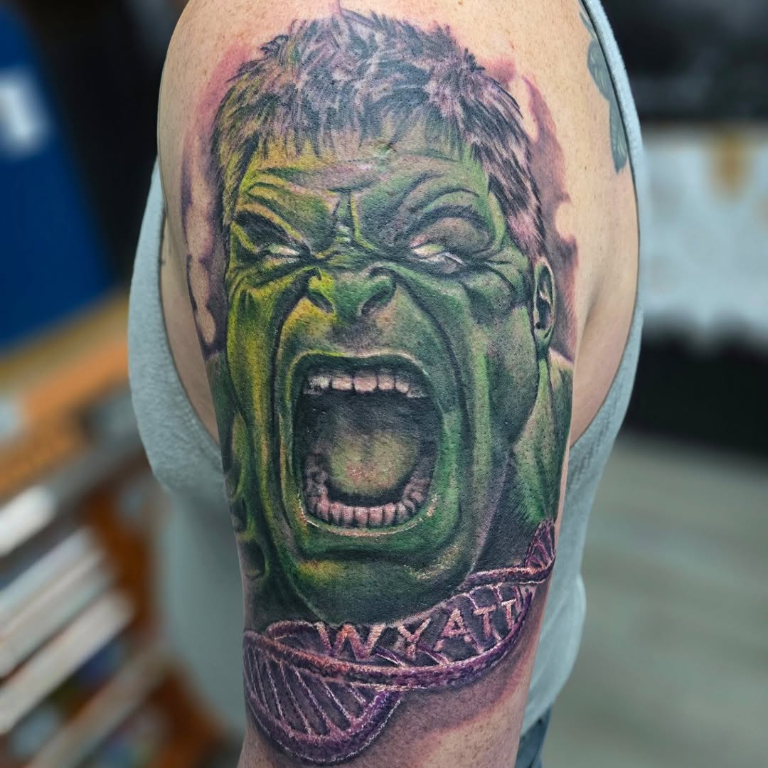 Tattoo by @david_winn_tattoos — realism, black_and_grey