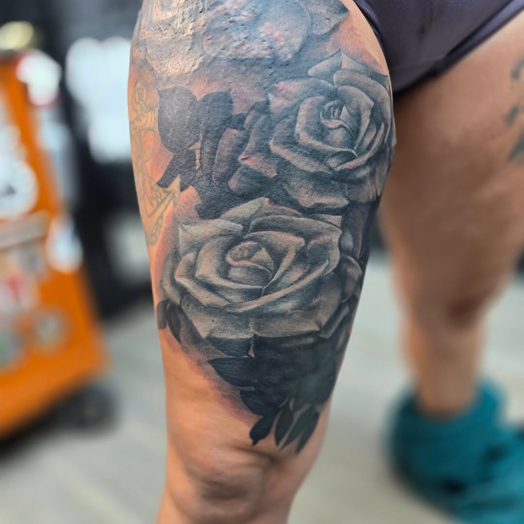 Tattoo by @david_winn_tattoos — realism, black_and_grey