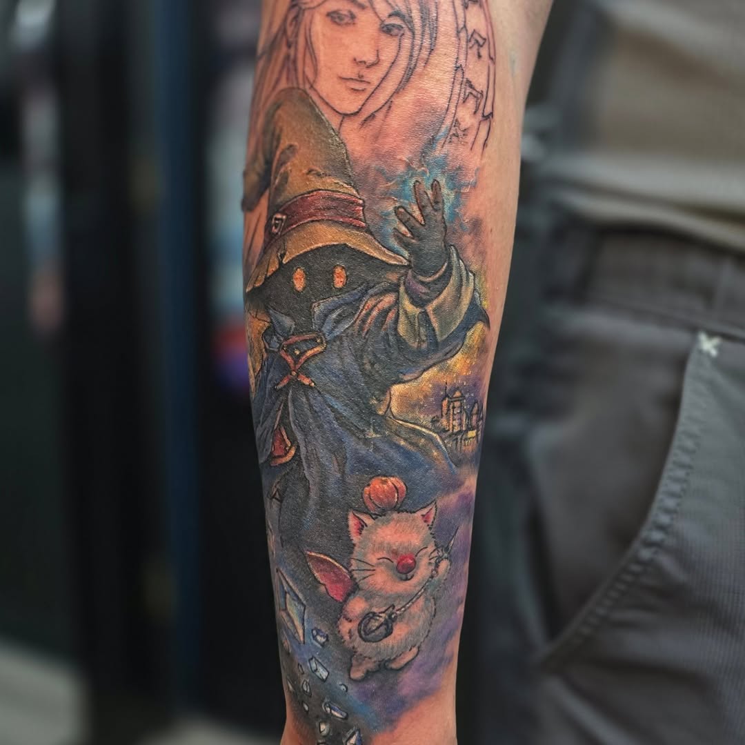 Tattoo by @david_winn_tattoos — anime, realism