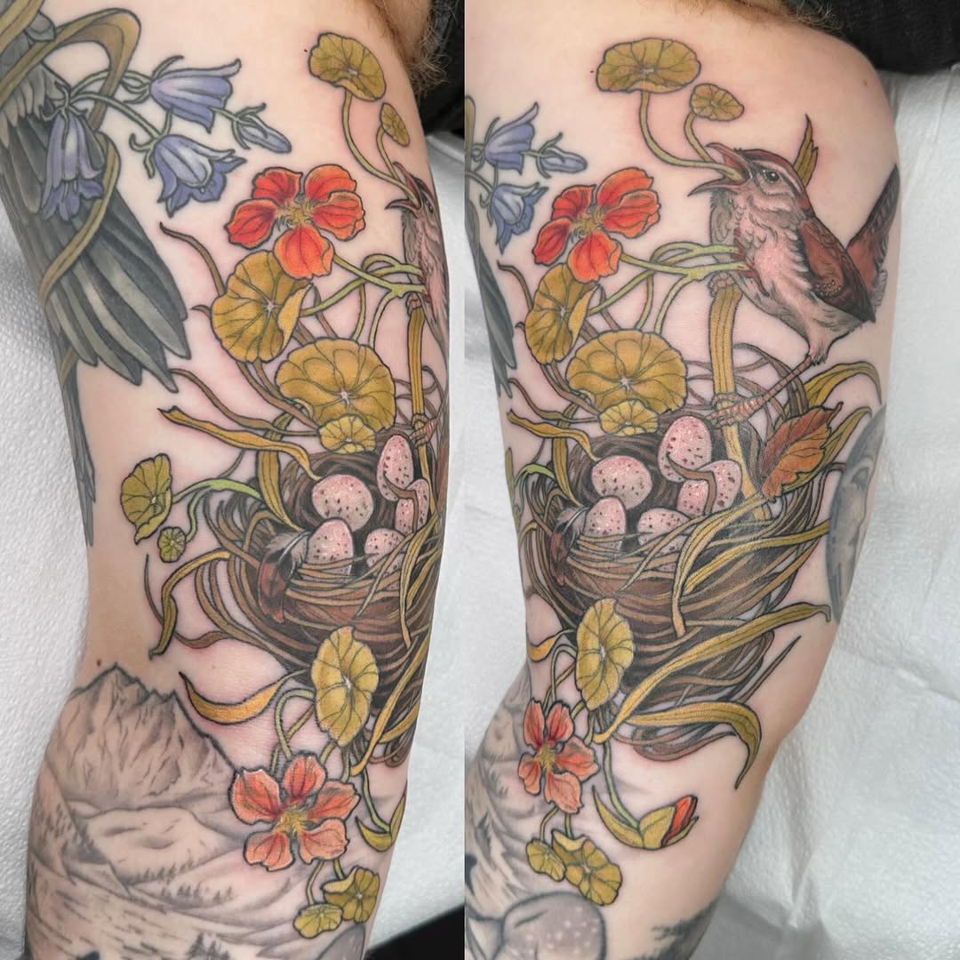 Tattoo by @creature_tattooer — illustrative, realism