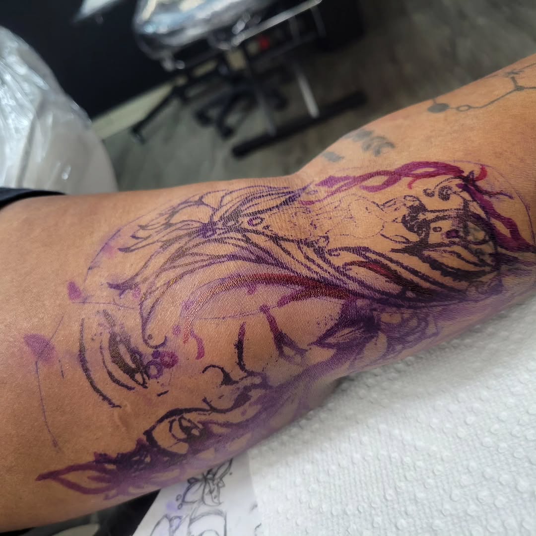 Tattoo by @ink_princesaa — illustrative, black_and_grey