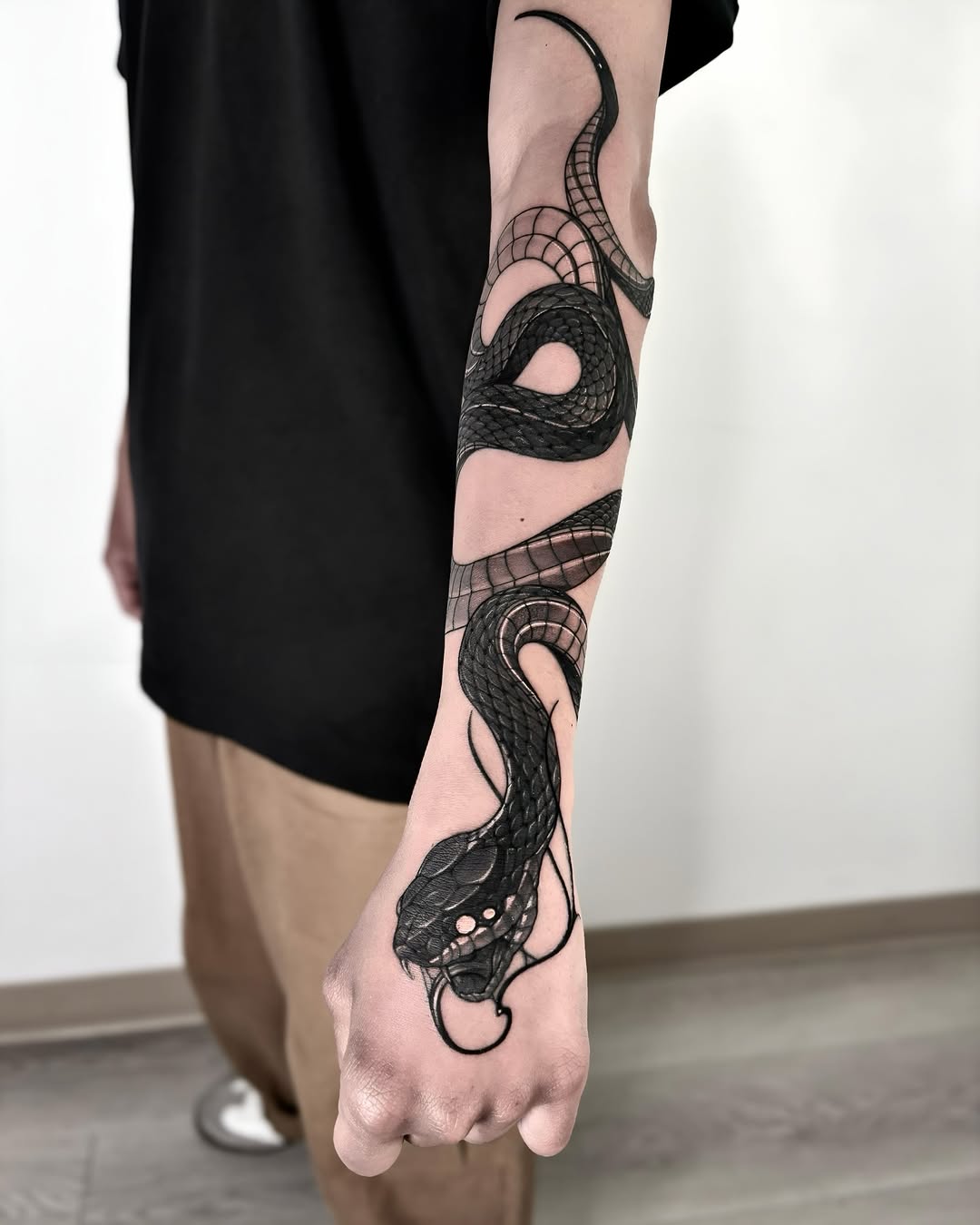 Tattoo by @hudo.tatt โ black_and_grey, realism