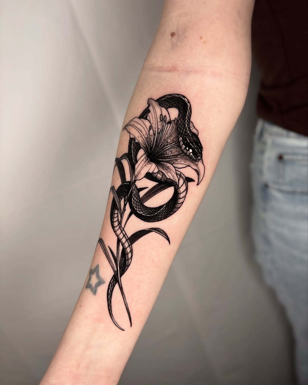 Tattoo by @hudo.tatt โ black_and_grey, realism