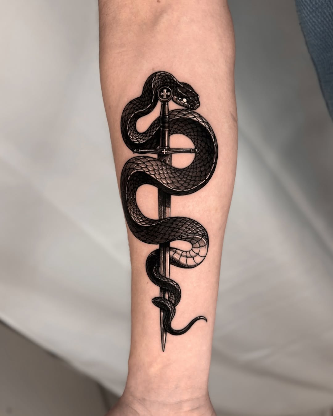 Tattoo by @hudo.tatt โ black_and_grey, realism