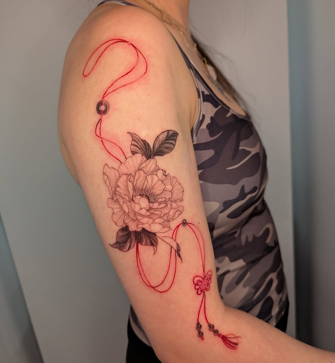 Tattoo by @invisibleink___ — fine_line, oriental