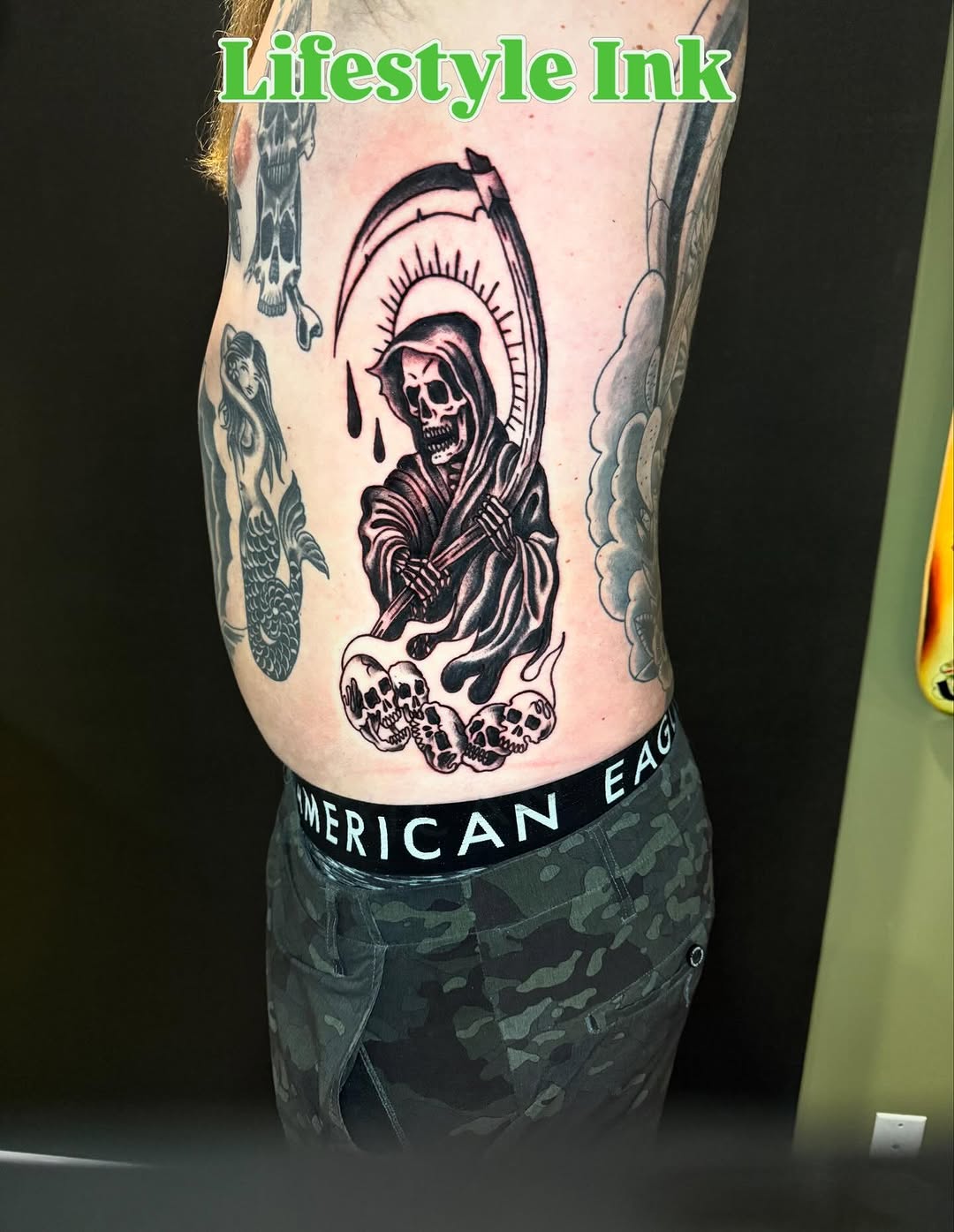 Tattoo by @georgezabala — american_traditional, blackwork