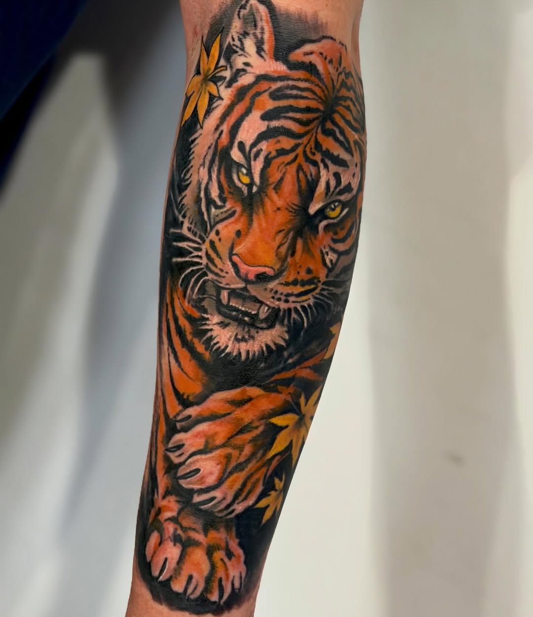 Tattoo by @barbedwireinktattoos โ realism, black_and_grey