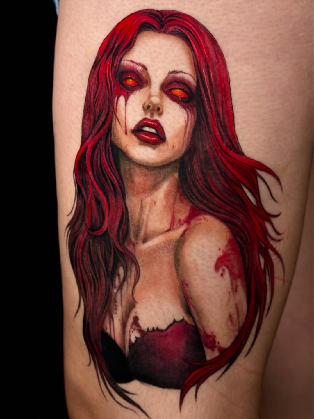 Tattoo by @artofmiguelangelflores — realism, dark_realism