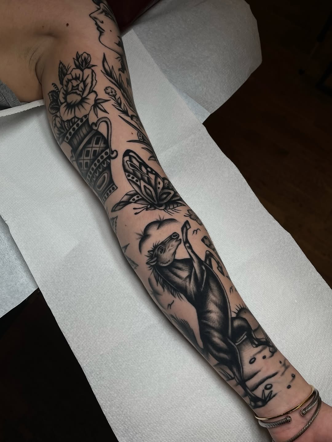 Tattoo by @caseyxsullivan — black_and_grey, realism
