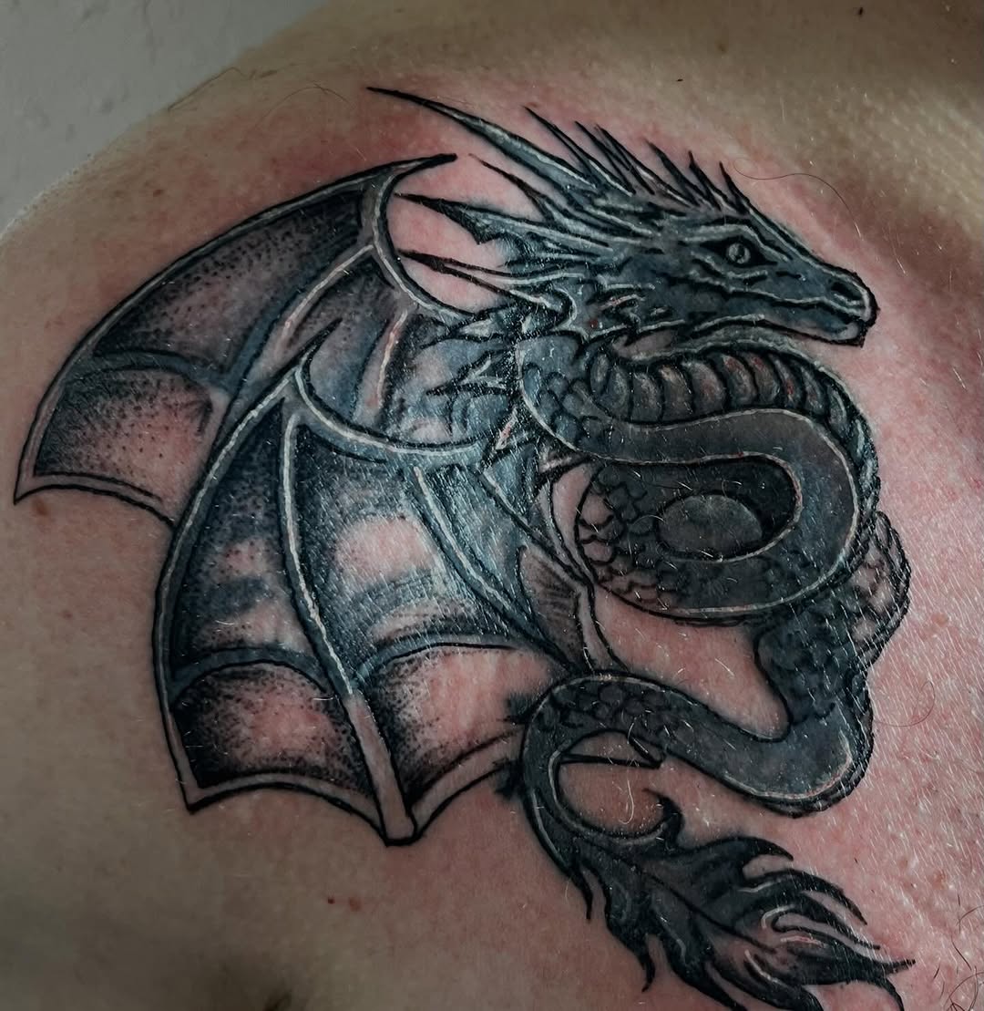 Tattoo by @red.ink_tattoo_pirineos — black_and_grey, realism