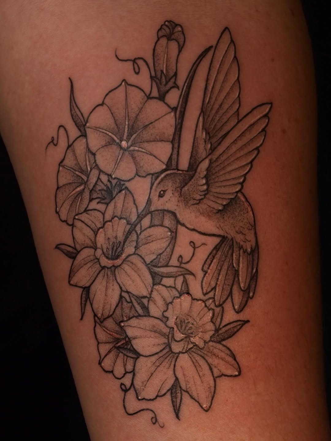 Tattoo by @punkinink — illustrative, black_and_grey