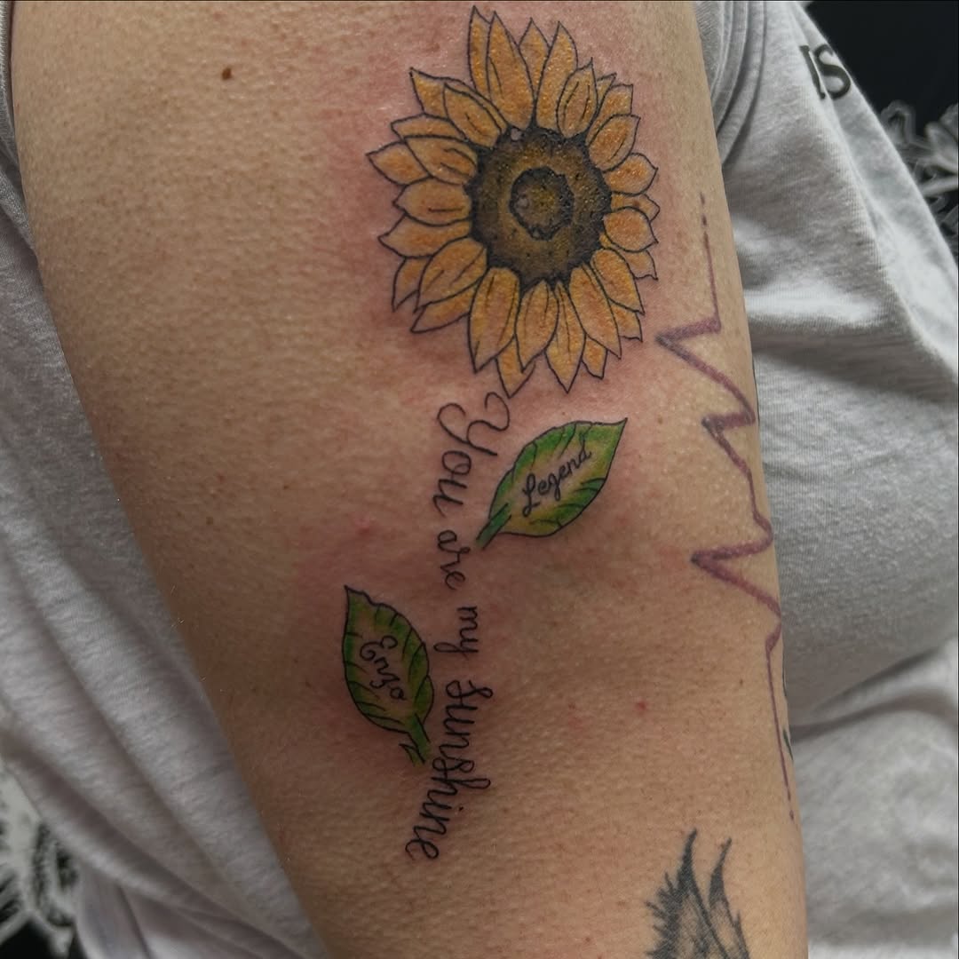 Tattoo by @jessicag_tattoos β lettering_script, fine_line