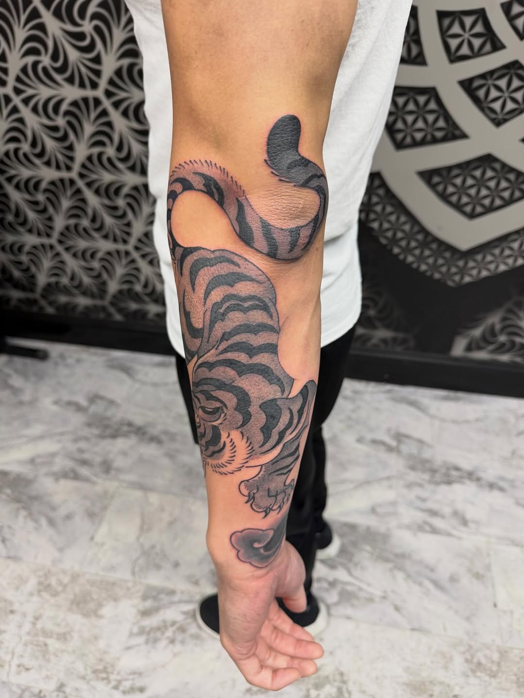 Tattoo by @inked_alex — japanese_irezumi, black_and_grey