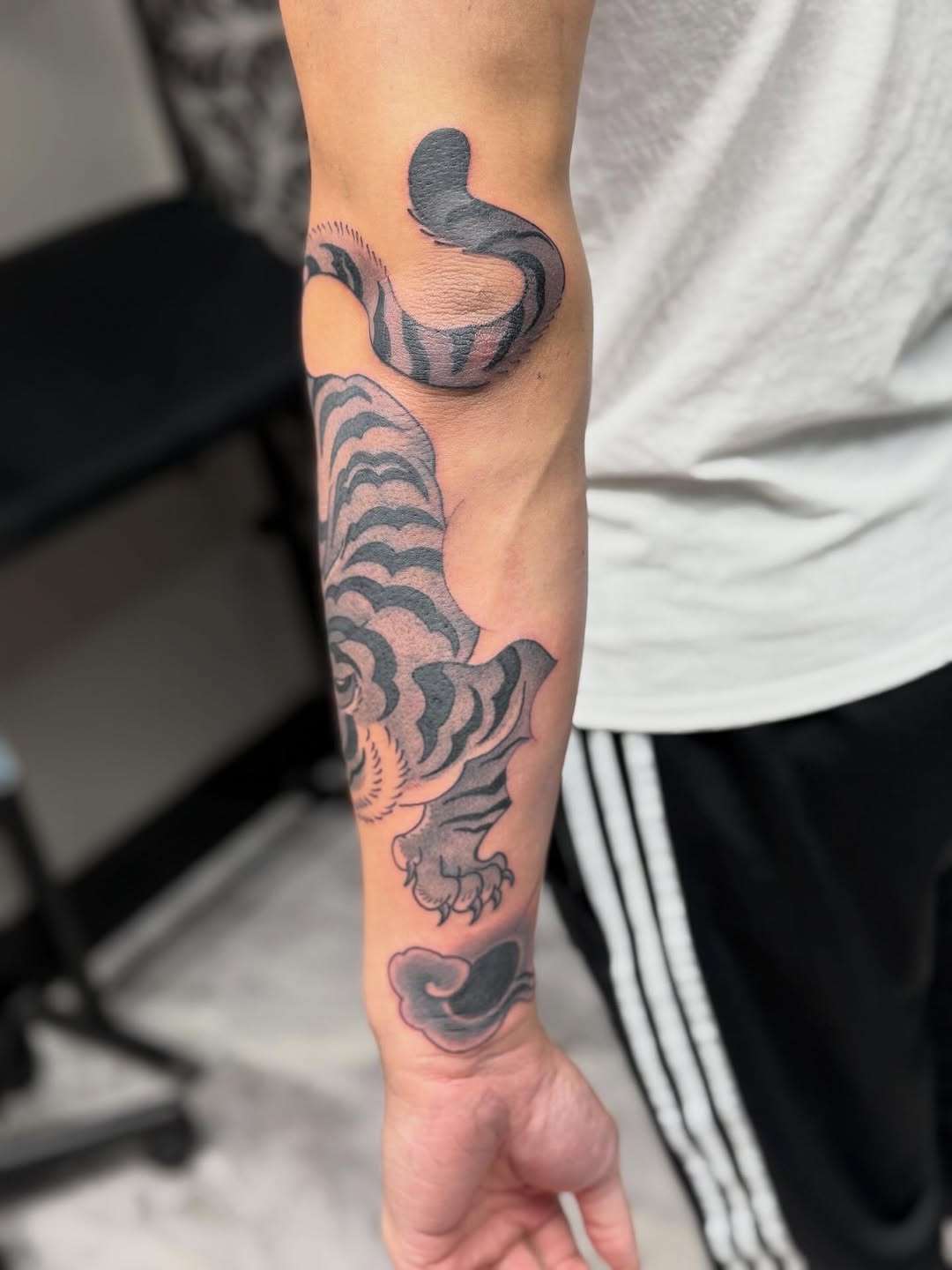Tattoo by @inked_alex — japanese_irezumi, black_and_grey