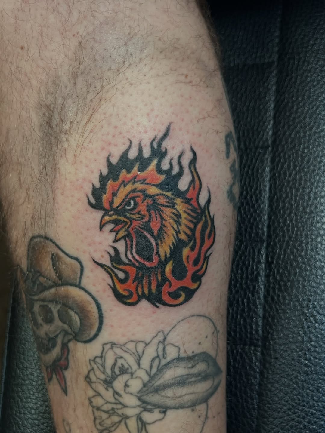 Tattoo by @rue_tattoos โ american_traditional, illustrative