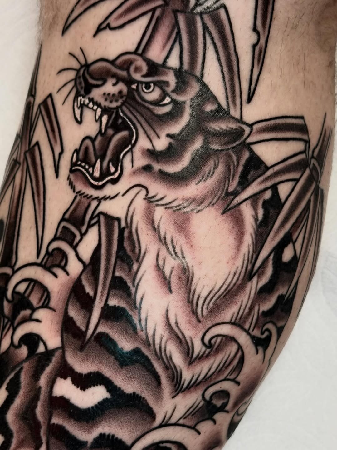 Tattoo by @brandontattoos — japanese_irezumi, black_and_grey