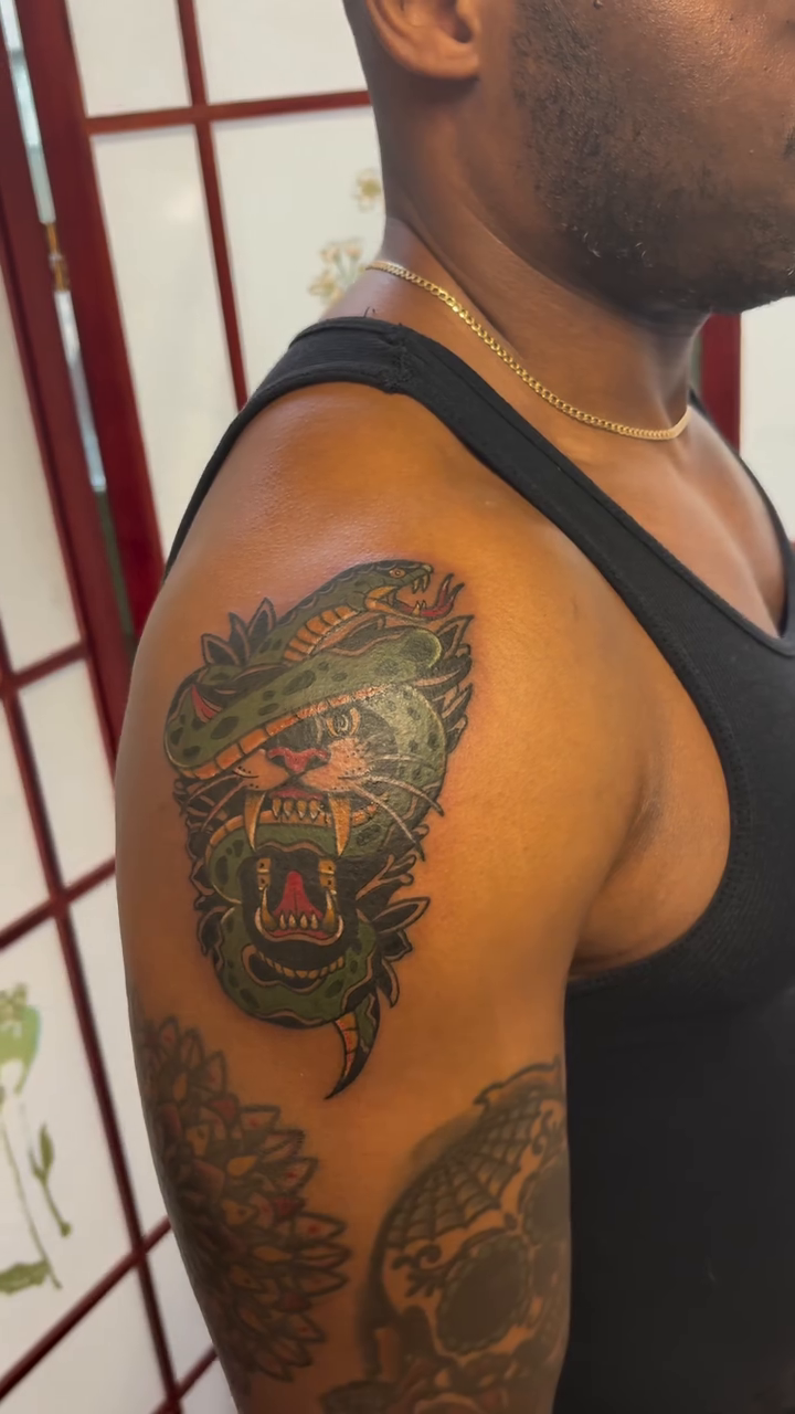 Tattoo by @artof_cj — neo_traditional, realism
