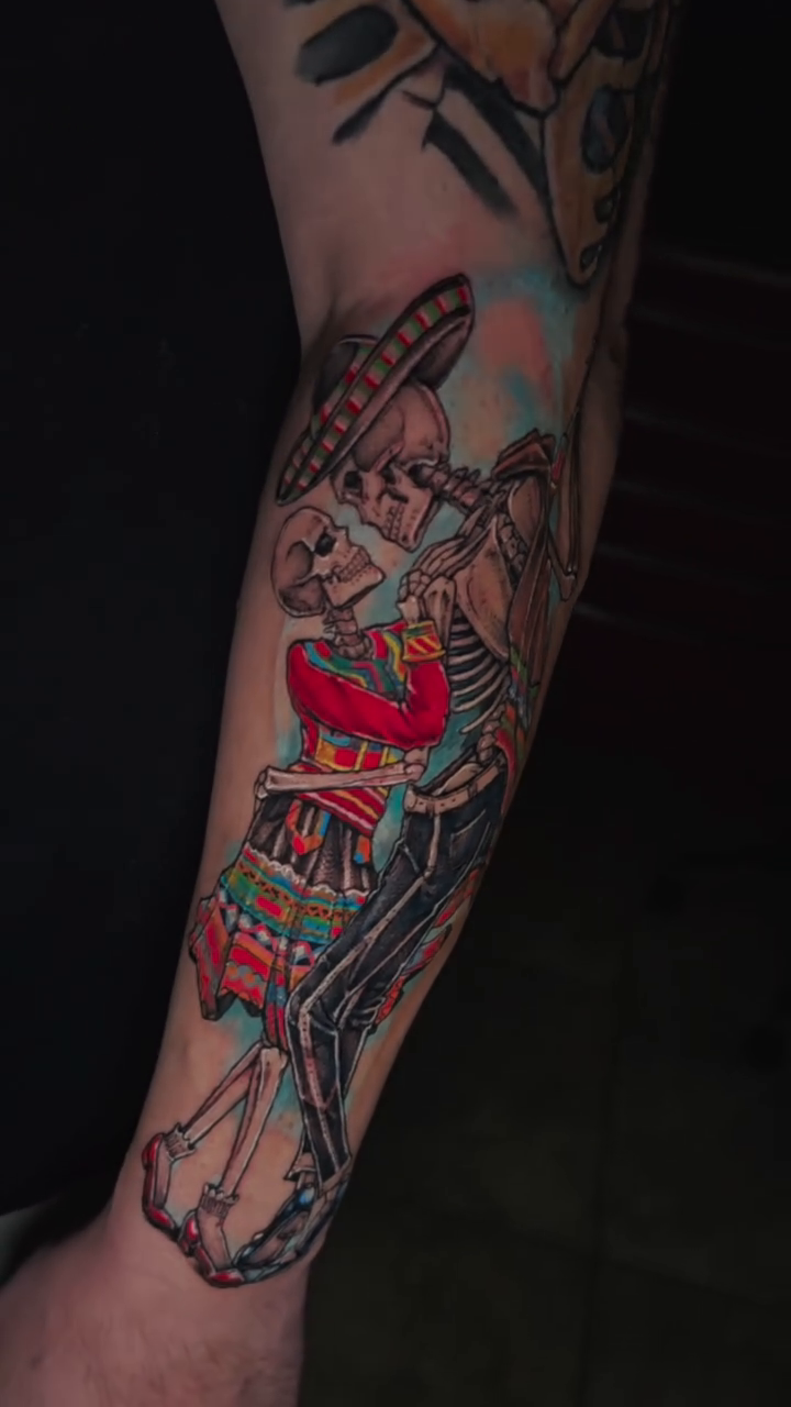 Tattoo by @samlg.tattoo — neo_traditional, trash_polka