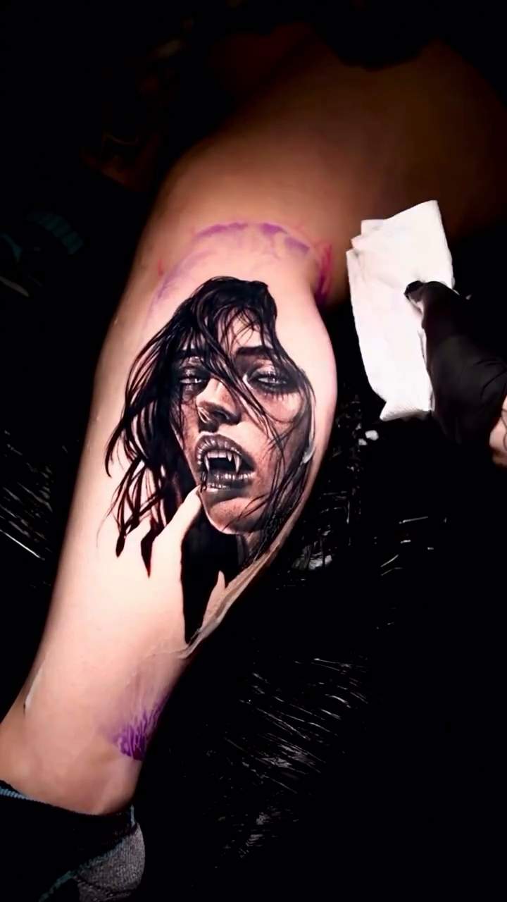Tattoo by @yourock_tattoo — realism, black_and_grey