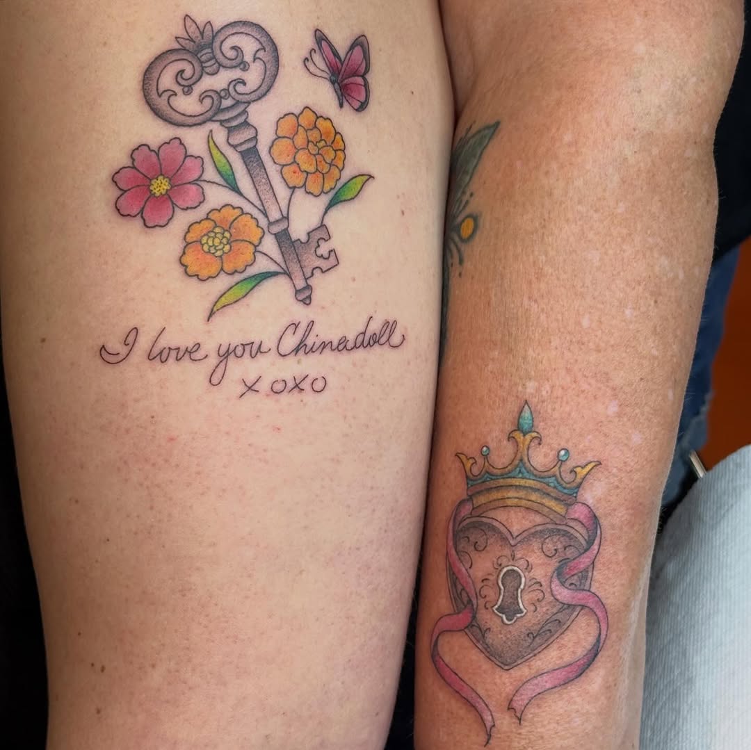 Tattoo by @mrschloeestrada — lettering_script