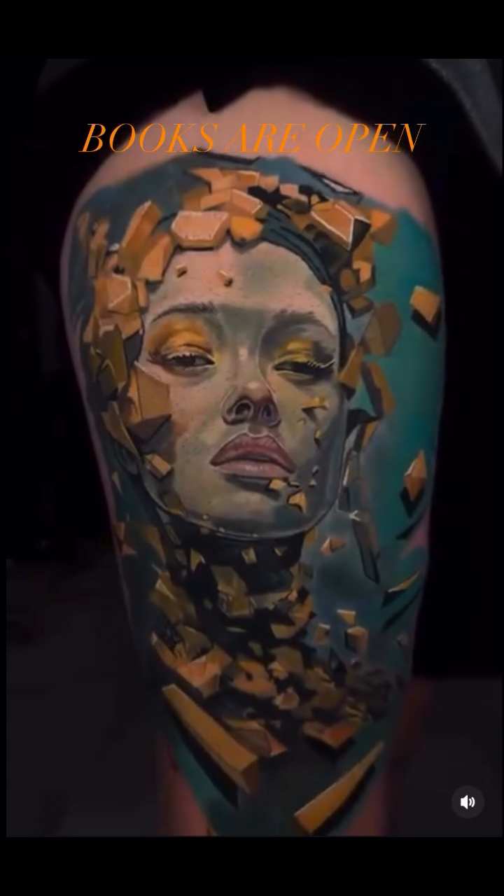 Tattoo by @realm.ink — realism, trash_polka