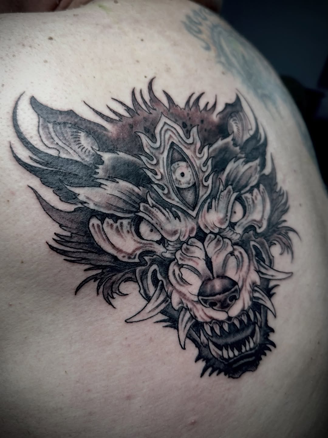 Tattoo by @culletonparamore — black_and_grey