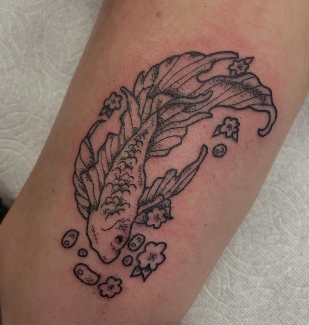 Tattoo by @alexis_studeman — japanese_irezumi, dotwork