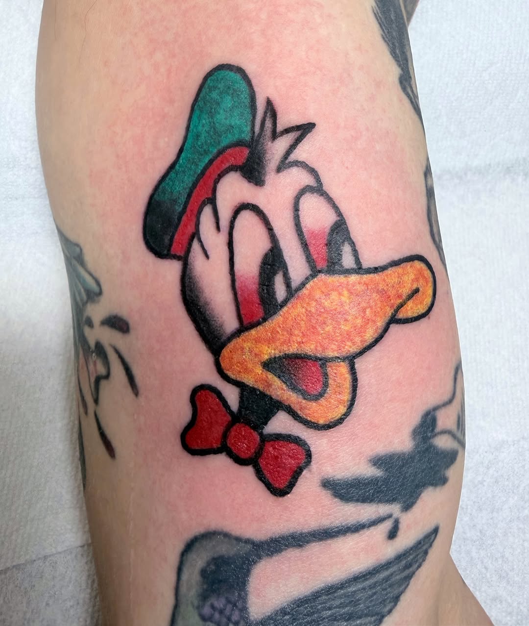Tattoo by @jazminjonestattoo — american_traditional, anime