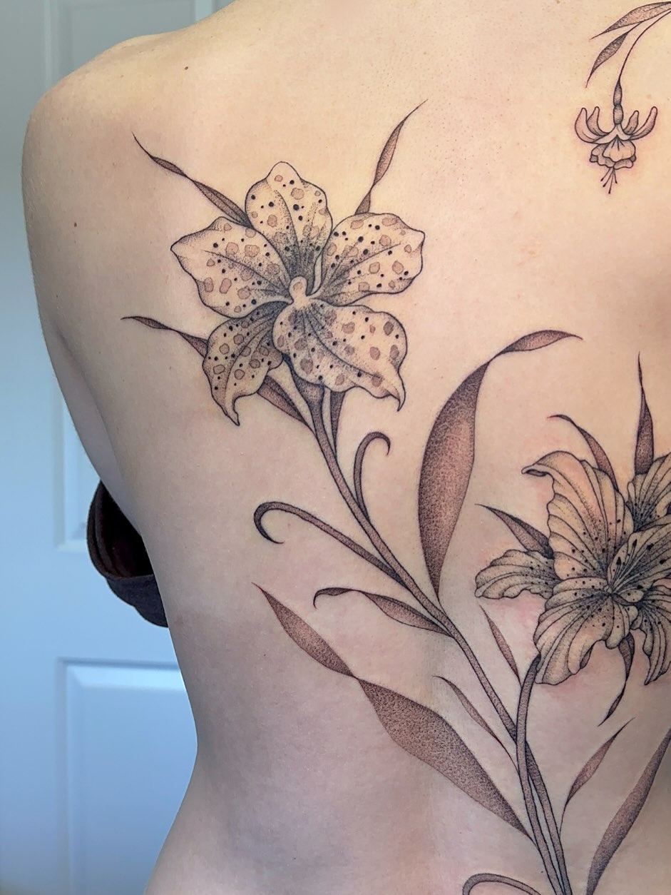 Tattoo by @bboujeeink2 — dotwork, black_and_grey