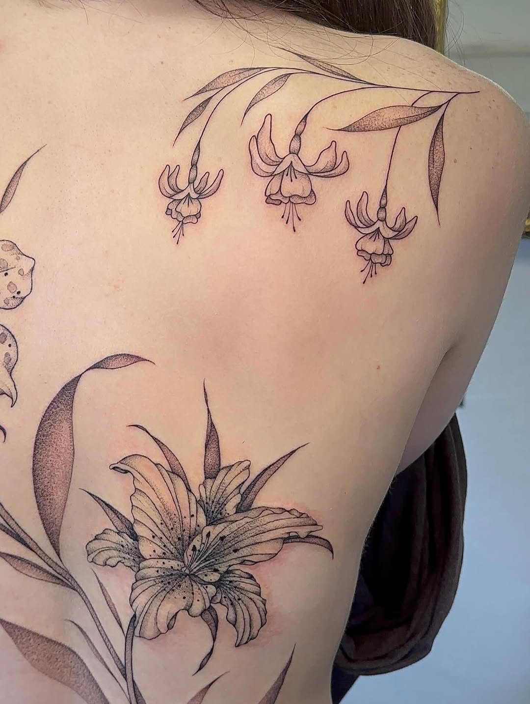 Tattoo by @bboujeeink2 — black_and_grey, fine_line