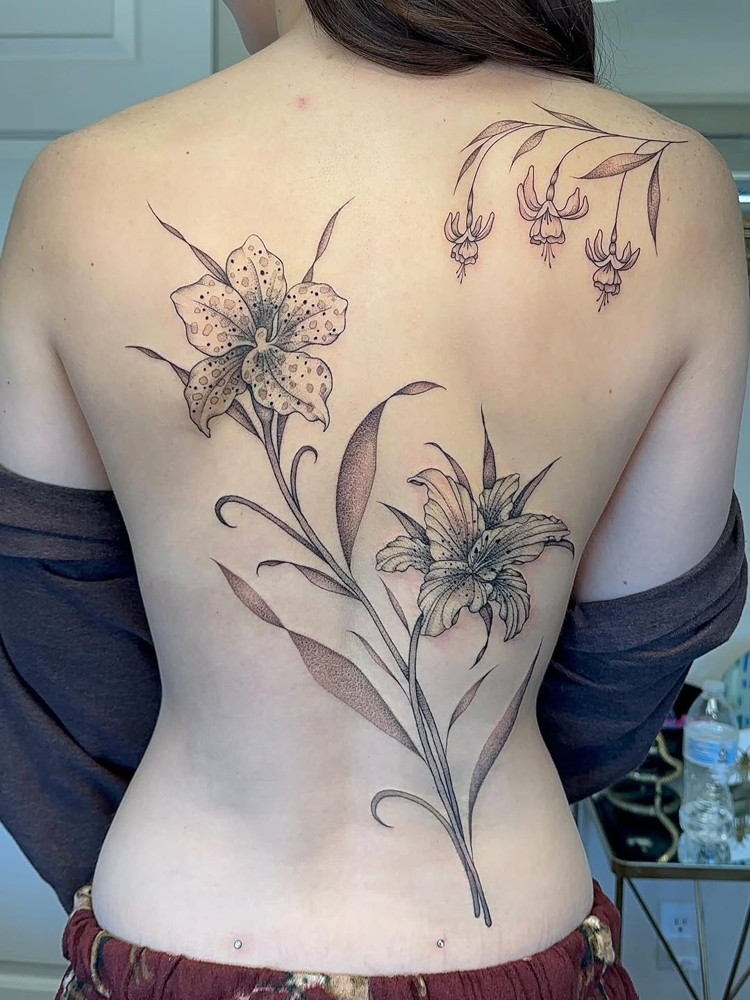 Tattoo by @bboujeeink2 — fine_line, black_and_grey