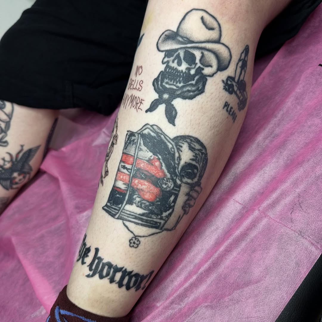 Tattoo by @madonna_the_slut — american_traditional, black_and_grey
