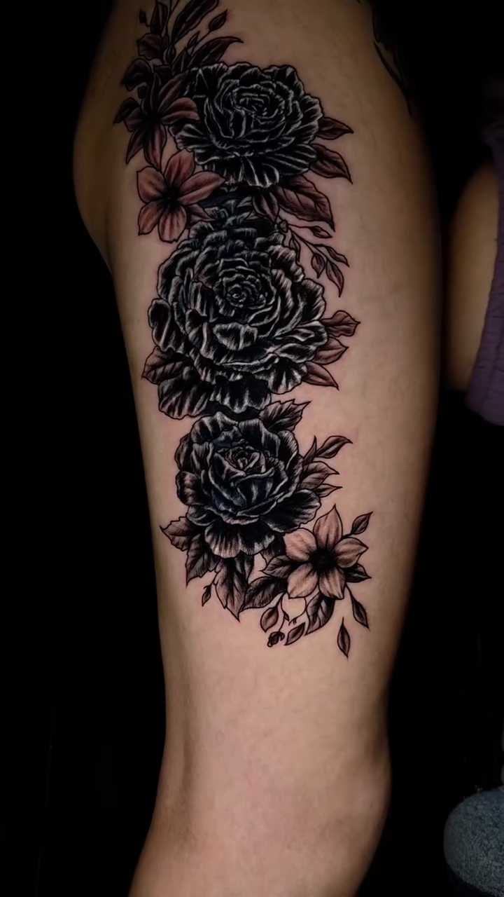 Tattoo by @tattoofkr — black_and_grey, illustrative